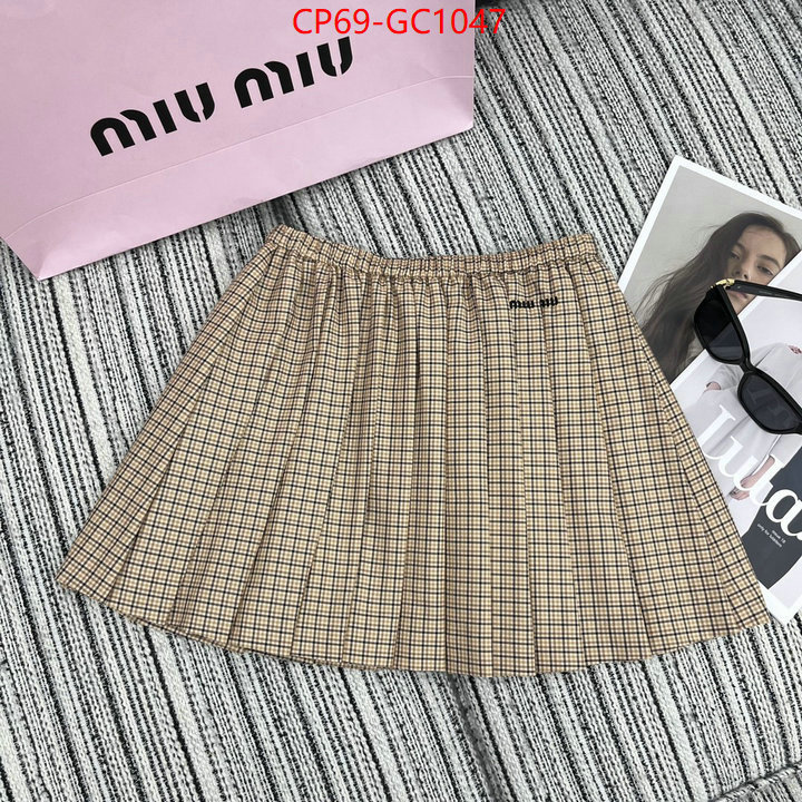 Clothing-MIU MIU luxury fake ID: GC1047 $: 69USD