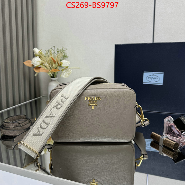 Prada Bags(TOP)-Crossbody- what is a counter quality ID: BS9797 $: 269USD,