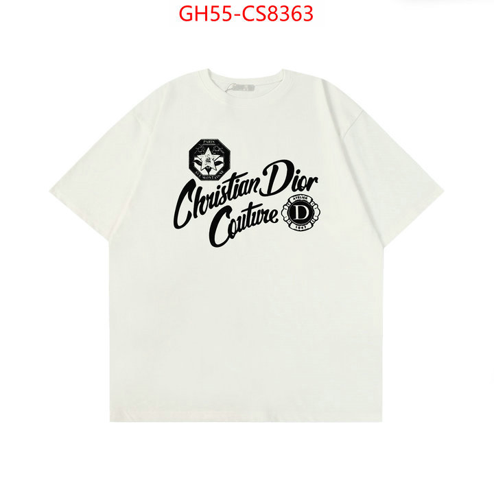 Clothing-Dior can you buy knockoff ID: CS8363 $: 55USD