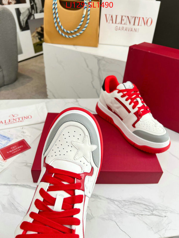 Men Shoes-Valentino mirror quality ID: SL1490 $: 129USD