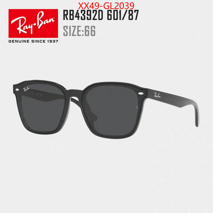 Glasses-RayBan the highest quality fake ID: GL2039 $: 49USD