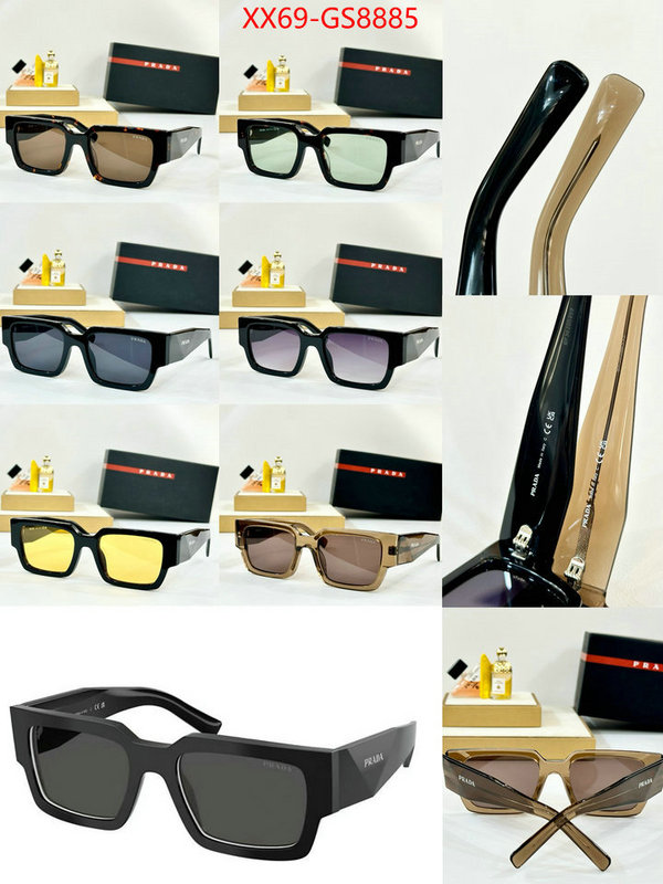 Glasses-Prada cheap wholesale ID: GS8885 $: 69USD