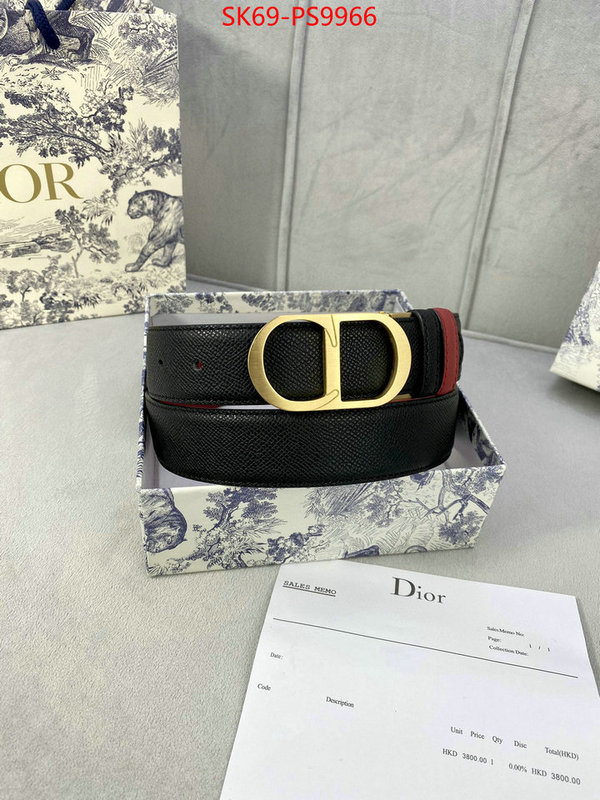 Belts-Dior replica 1:1 high quality ID: PS9966 $: 69USD