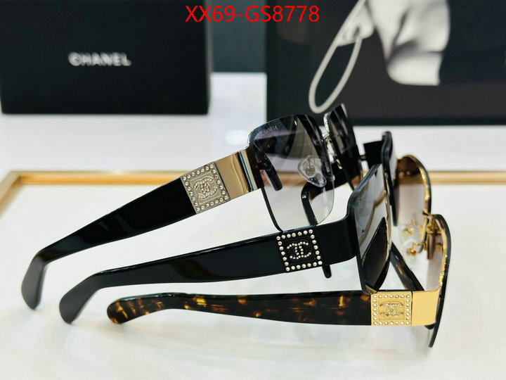 Glasses-Chanel buy best high-quality ID: GS8778 $: 69USD