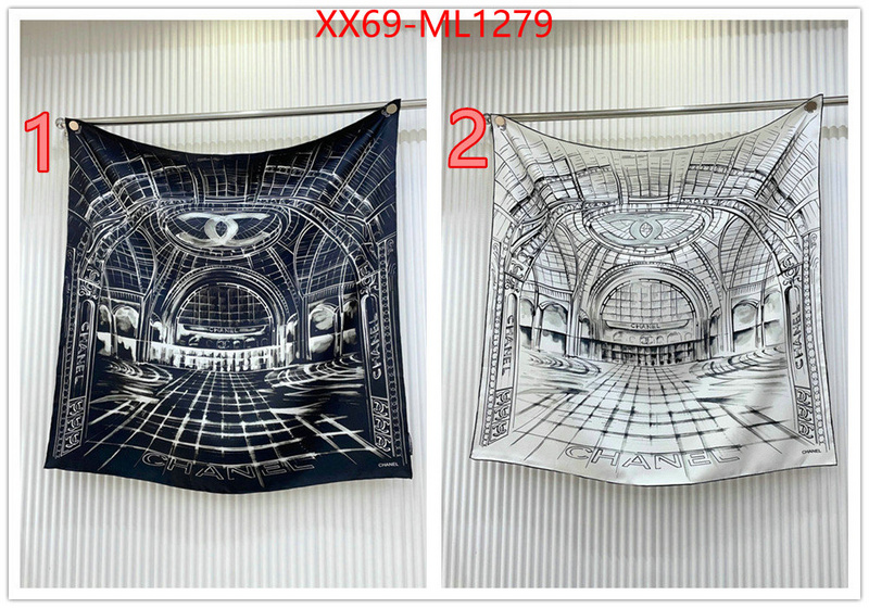 Scarf-Chanel for sale cheap now ID: ML1279 $: 69USD