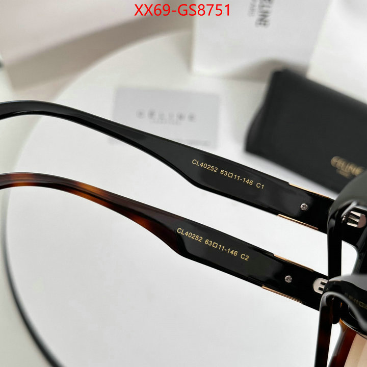 Glasses-CELINE what best designer replicas ID: GS8751 $: 69USD