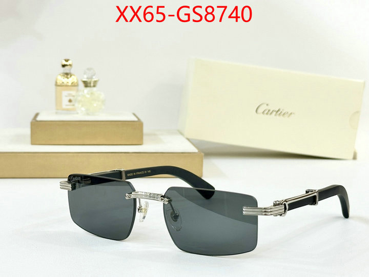 Glasses-Cartier knockoff ID: GS8740 $: 65USD