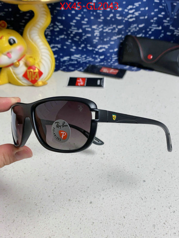 Glasses-RayBan top designer replica ID: GL2043 $: 45USD