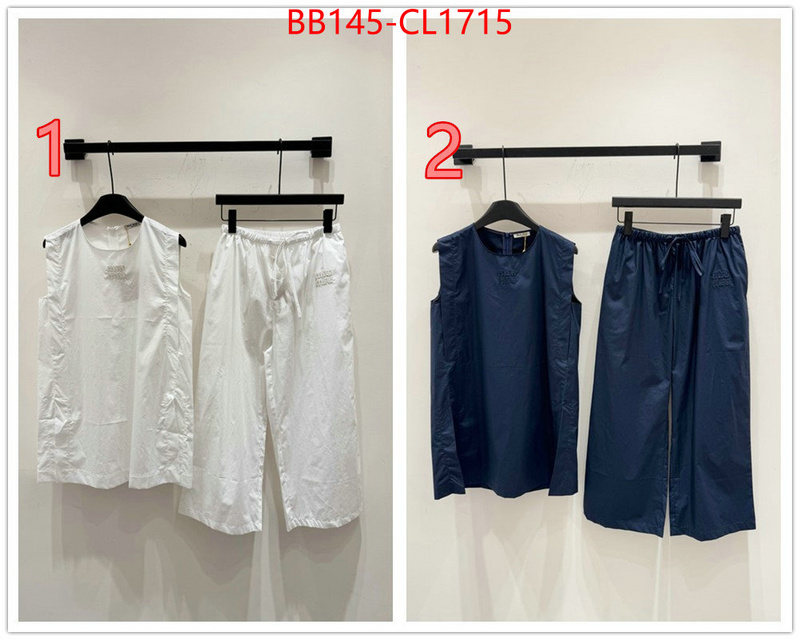 Clothing-MIU MIU buy the best replica ID: CL1715 $: 145USD