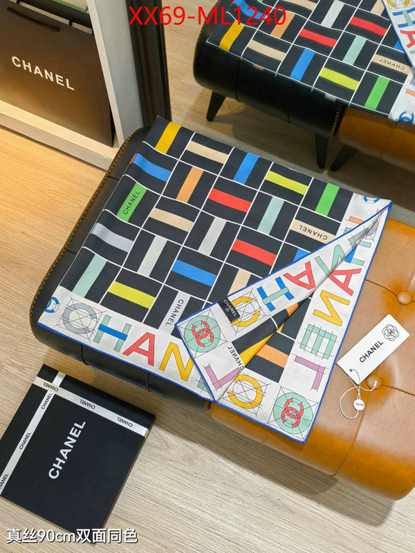 Scarf-Chanel buy cheap replica ID: ML1240 $: 69USD