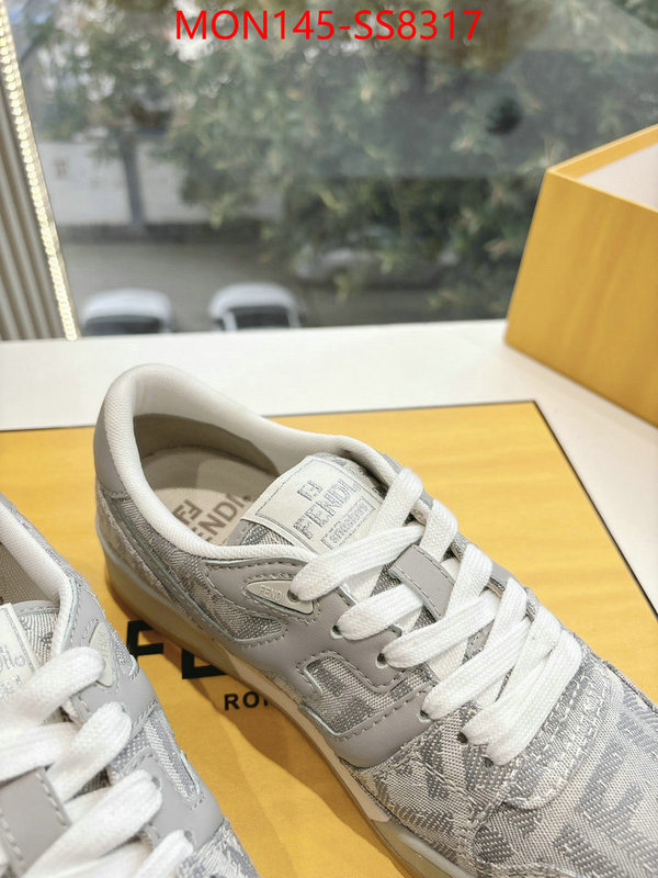 Men Shoes-Fendi 2024 aaaaa replica 1st copy ID: SS8317 $: 145USD
