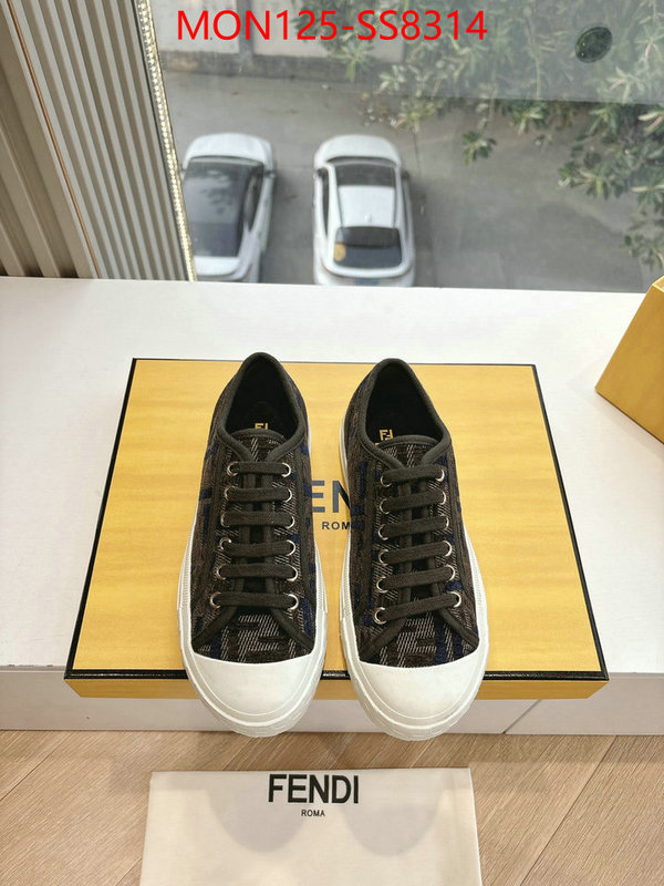 Men Shoes-Fendi best aaaaa ID: SS8314 $: 125USD