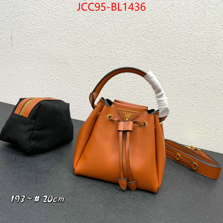 Prada Bags(TOP)-bucket bag designer fake ID: BL1436 $: 95USD,