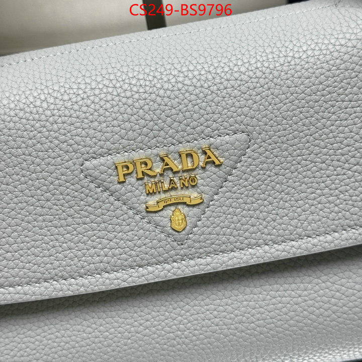 Prada Bags(TOP)-Handbag- 7 star quality designer replica ID: BS9796 $: 249USD,