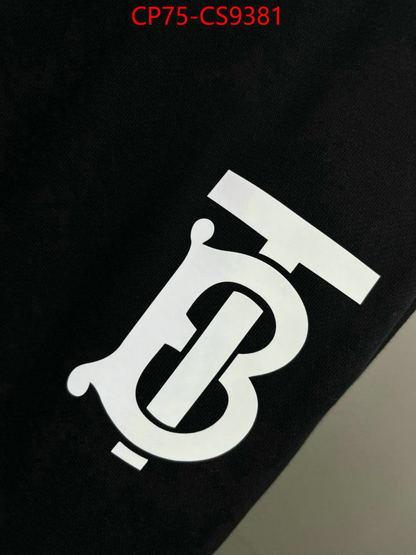 Clothing-Burberry replicas buy special ID: CS9381 $: 75USD