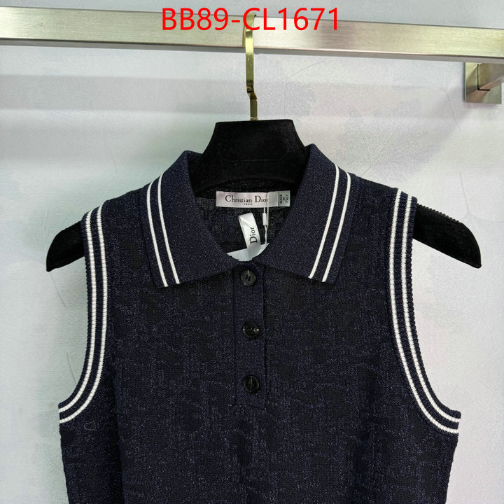 Clothing-Dior for sale cheap now ID: CL1671 $: 89USD