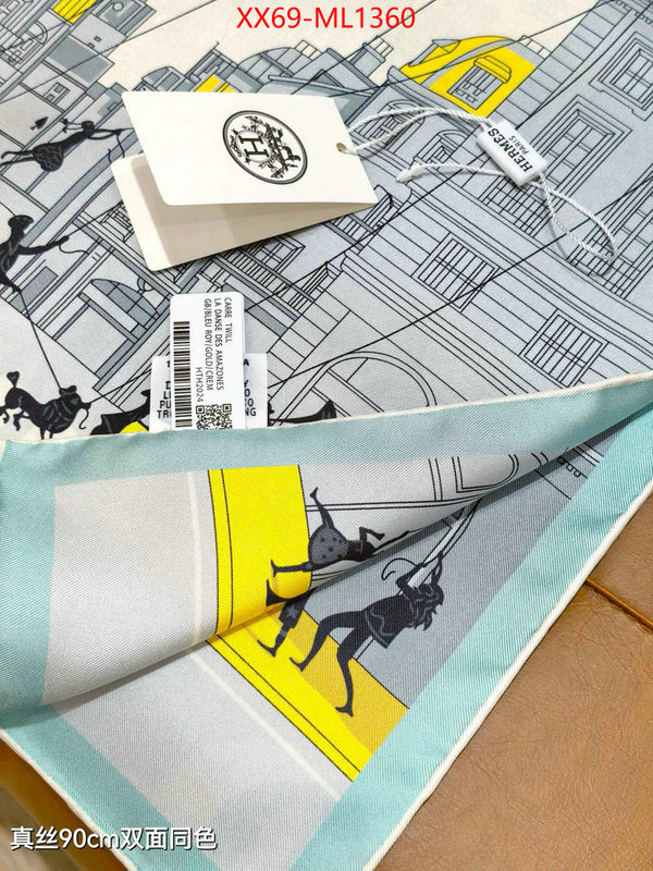 Scarf-Hermes online from china designer ID: ML1360 $: 69USD