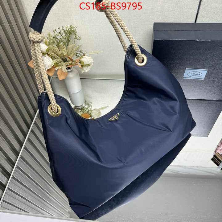 Prada Bags(TOP)-Handbag- replica us ID: BS9795 $: 185USD,