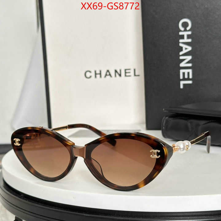 Glasses-Chanel best luxury replica ID: GS8772 $: 69USD