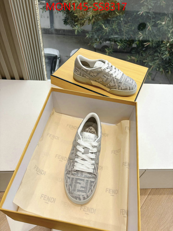 Men Shoes-Fendi 2024 aaaaa replica 1st copy ID: SS8317 $: 145USD
