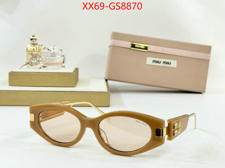 Glasses-Miu Miu best capucines replica ID: GS8870 $: 69USD