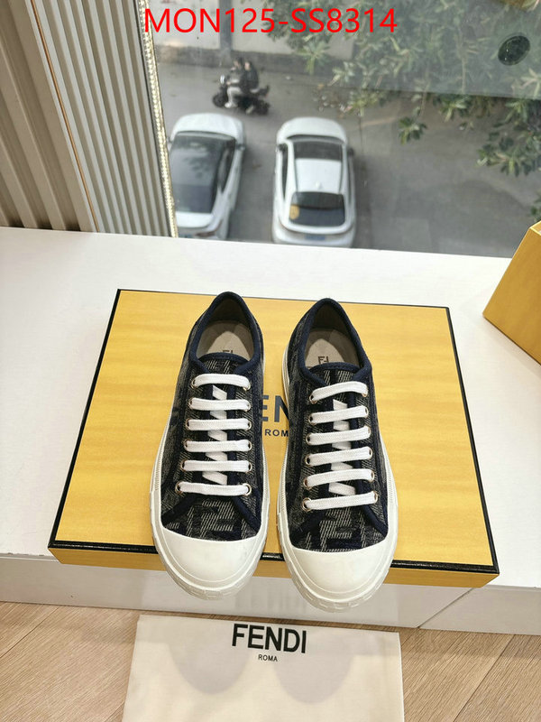 Men Shoes-Fendi best aaaaa ID: SS8314 $: 125USD