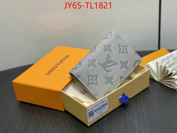 LV Bags(TOP)-Wallet fashion replica ID: TL1821 $: 65USD,