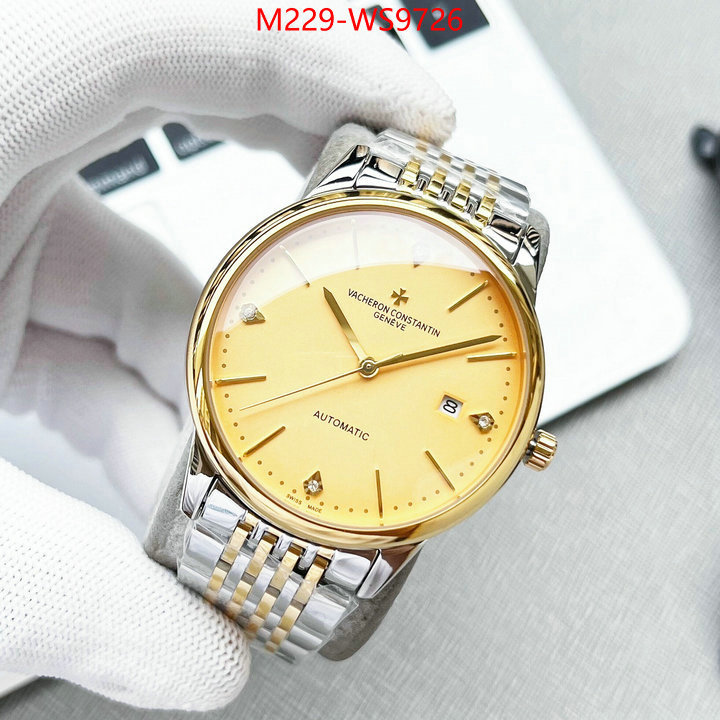 Watch(TOP)-Vacheron Constantin best aaaaa ID: WS9726 $: 229USD