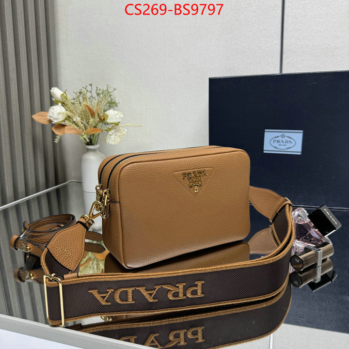 Prada Bags(TOP)-Crossbody- what is a counter quality ID: BS9797 $: 269USD,