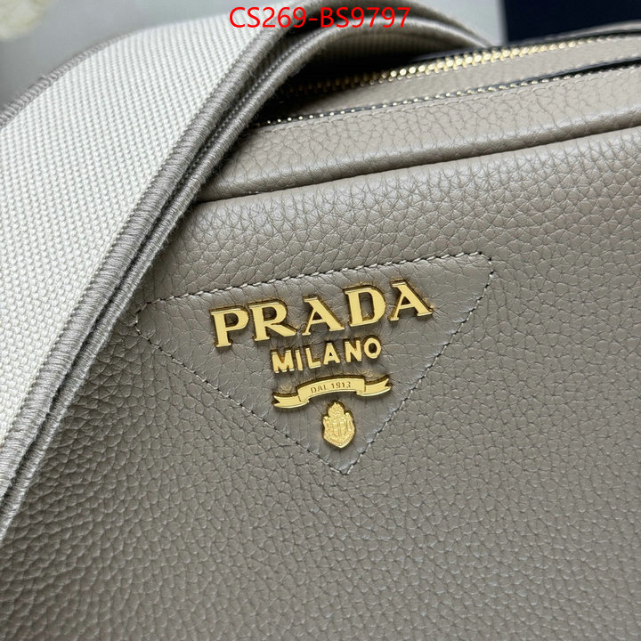 Prada Bags(TOP)-Crossbody- what is a counter quality ID: BS9797 $: 269USD,