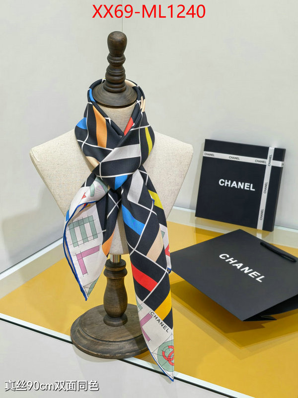 Scarf-Chanel buy cheap replica ID: ML1240 $: 69USD