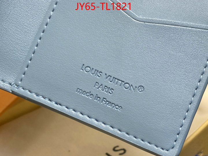 LV Bags(TOP)-Wallet fashion replica ID: TL1821 $: 65USD,