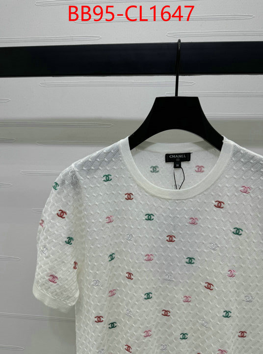 Clothing-Chanel how can i find replica ID: CL1647 $: 95USD