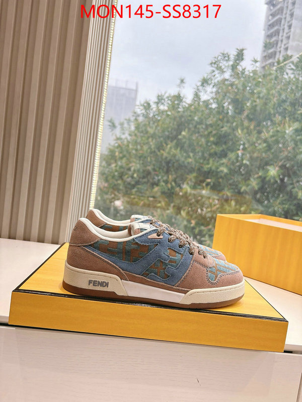 Men Shoes-Fendi 2024 aaaaa replica 1st copy ID: SS8317 $: 145USD
