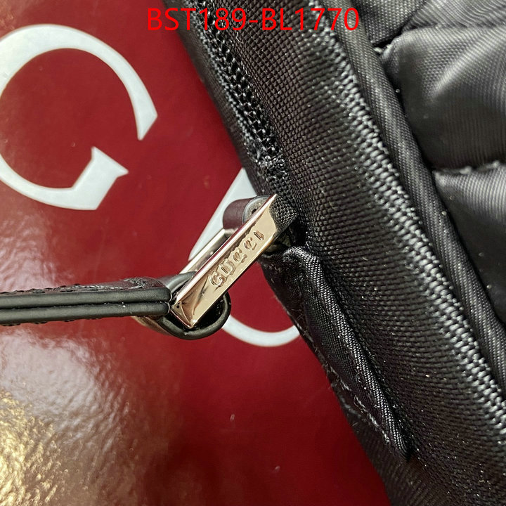 Gucci Bags(TOP)-Crossbody- buy top high quality replica ID: BL1770 $: 189USD,