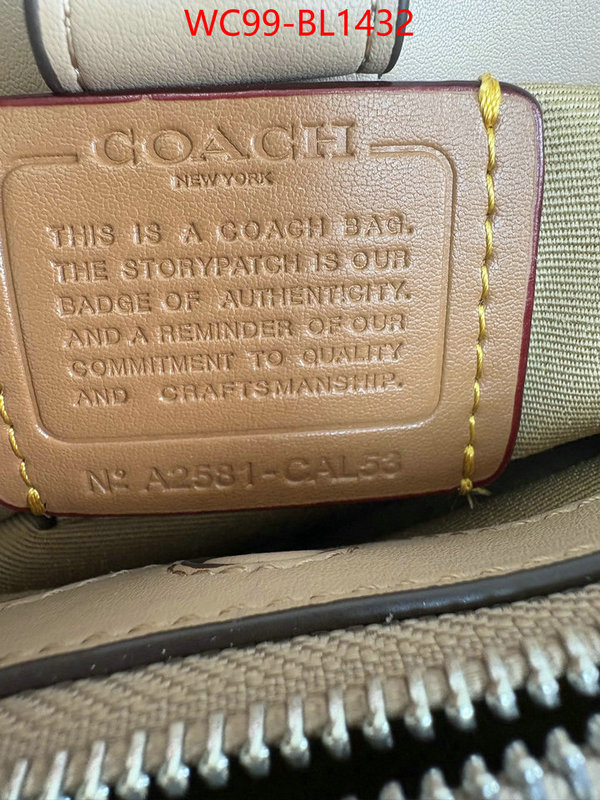 Coach Bags(4A)-Handbag- high quality 1:1 replica ID: BL1432 $: 99USD,