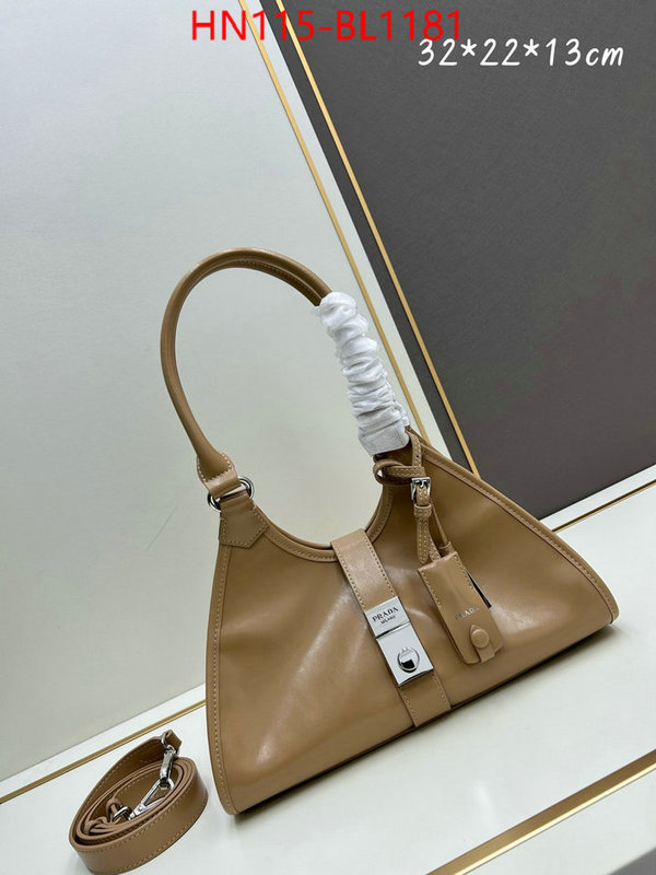 Prada Bags(4A)-Handbag- 2024 replica ID: BL1181 $: 115USD,