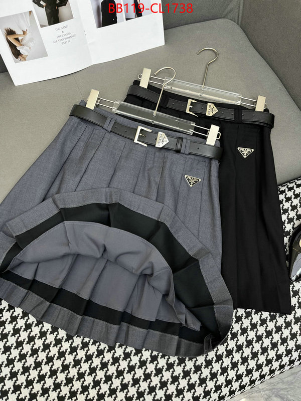 Clothing-Prada sell high quality ID: CL1738 $: 119USD