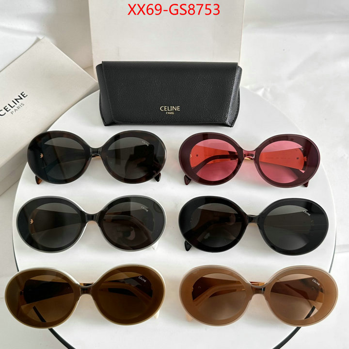 Glasses-CELINE top quality ID: GS8753 $: 69USD