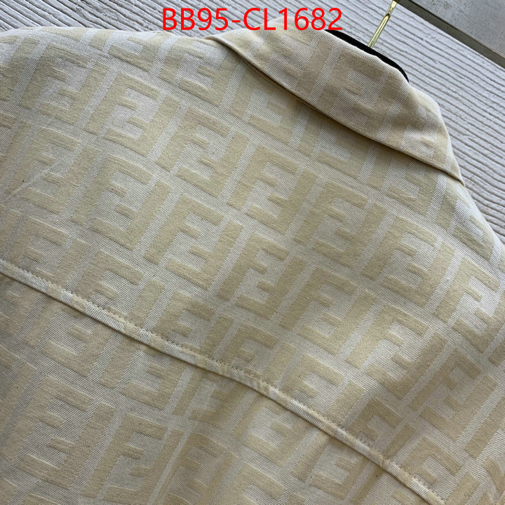 Clothing-Fendi high quality customize ID: CL1682 $: 95USD