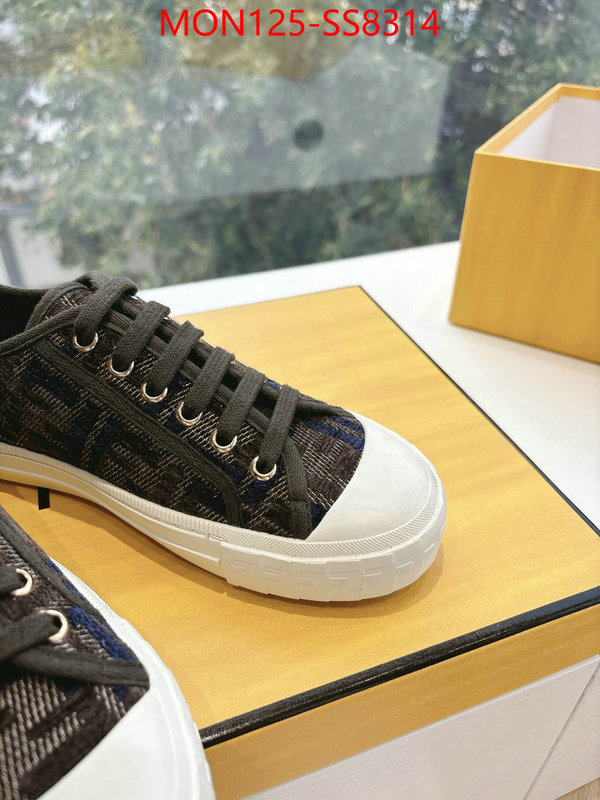 Men Shoes-Fendi best aaaaa ID: SS8314 $: 125USD