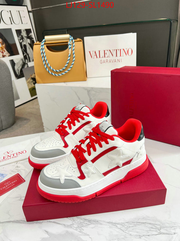 Men Shoes-Valentino mirror quality ID: SL1490 $: 129USD