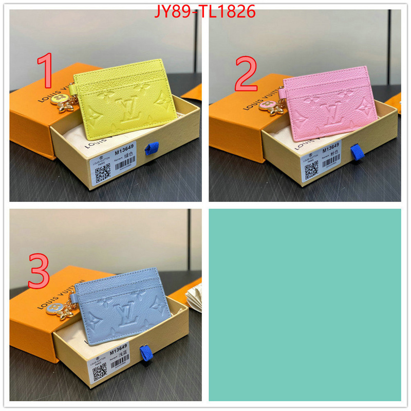 LV Bags(TOP)-Wallet buy high quality cheap hot replica ID: TL1826 $: 89USD,