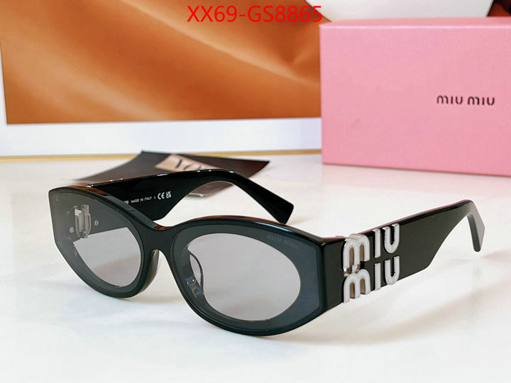 Glasses-Miu Miu fake high quality ID: GS8865 $: 69USD