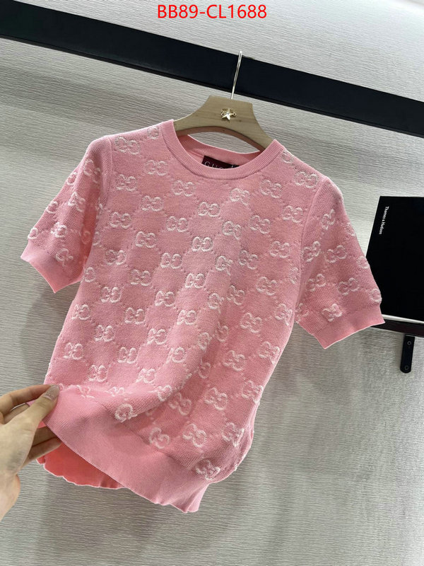 Clothing-Gucci high quality 1:1 replica ID: CL1688 $: 89USD