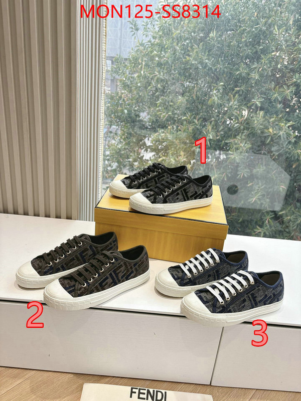 Men Shoes-Fendi best aaaaa ID: SS8314 $: 125USD
