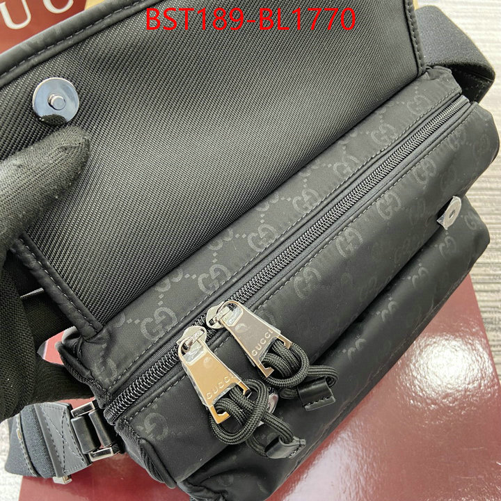 Gucci Bags(TOP)-Crossbody- buy top high quality replica ID: BL1770 $: 189USD,