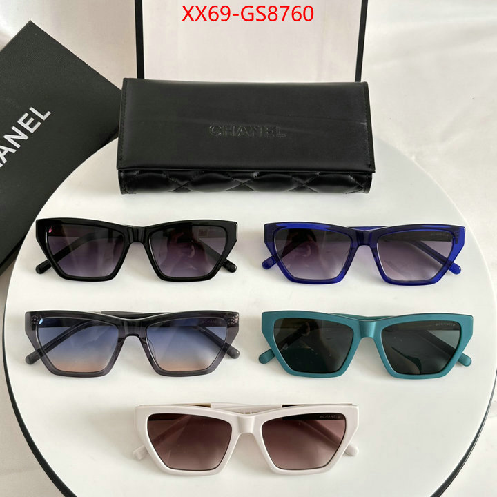 Glasses-Chanel we provide top cheap aaaaa ID: GS8760 $: 69USD