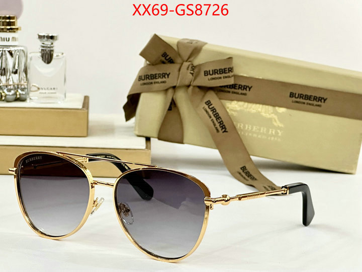Glasses-Burberry replica 1:1 high quality ID: GS8726 $: 69USD