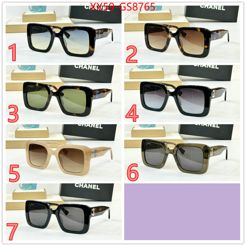 Glasses-Chanel 1:1 replica wholesale ID: GS8765 $: 59USD